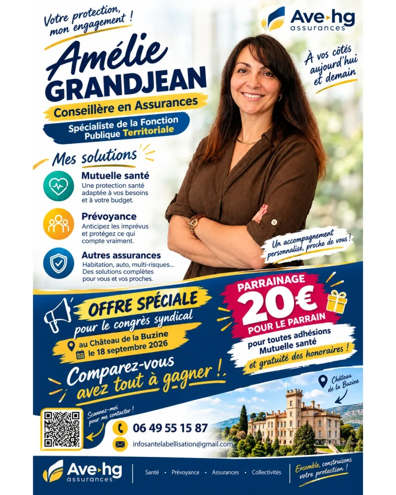 Affiche : Congrès « Spécial élections professionnelles 2026 »